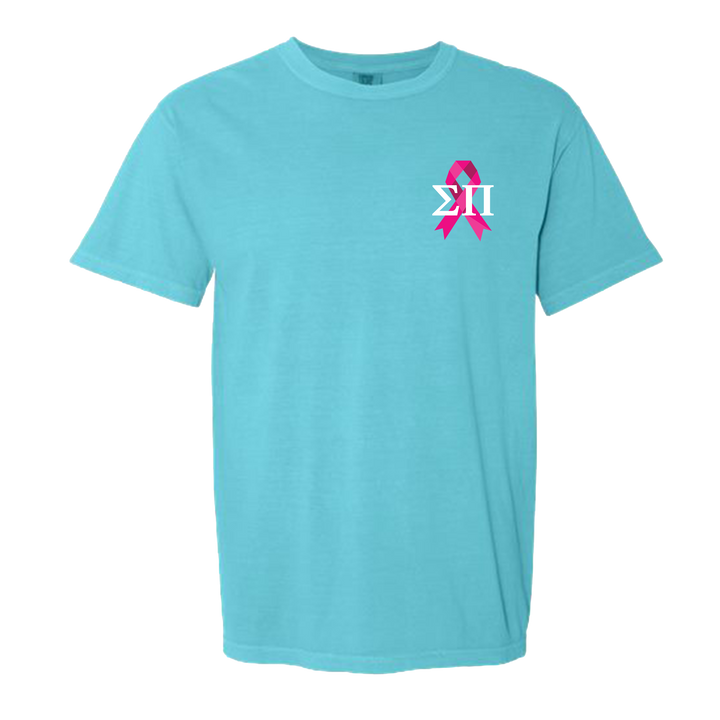 Alpha Tau Omega Azure and Pink Ribbon Tee