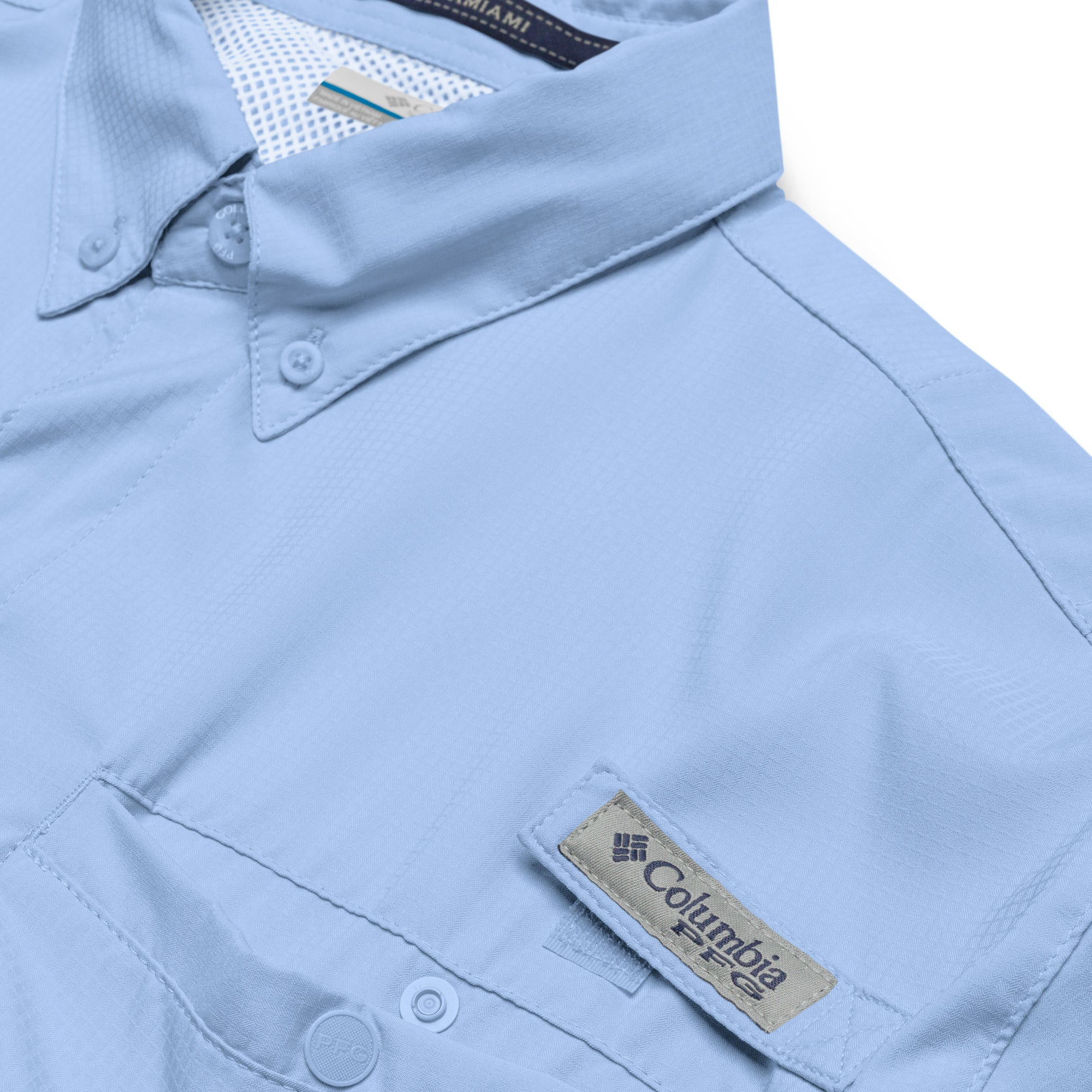 Columbia Short Sleeve PFG in Light Blue – The ATO Store