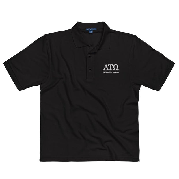 The ATO Store S ATO Letters Polo in Black