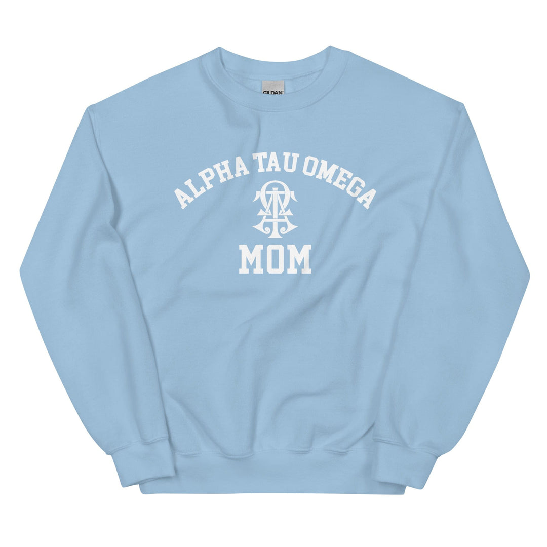 The Alpha Tau Omega Store S LIMITED RELEASE: ATO Mom Crewneck Blue