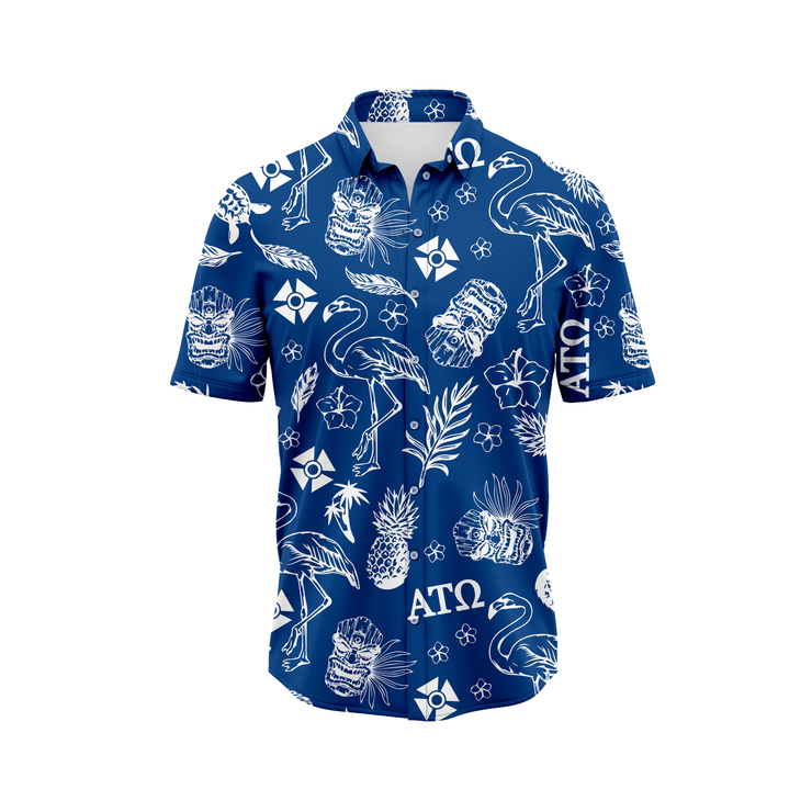 Alpha Tau Omega Fraternity Shirts > Button-up shirts LIMITED RELEASE: ATO Hawaiian Shirt