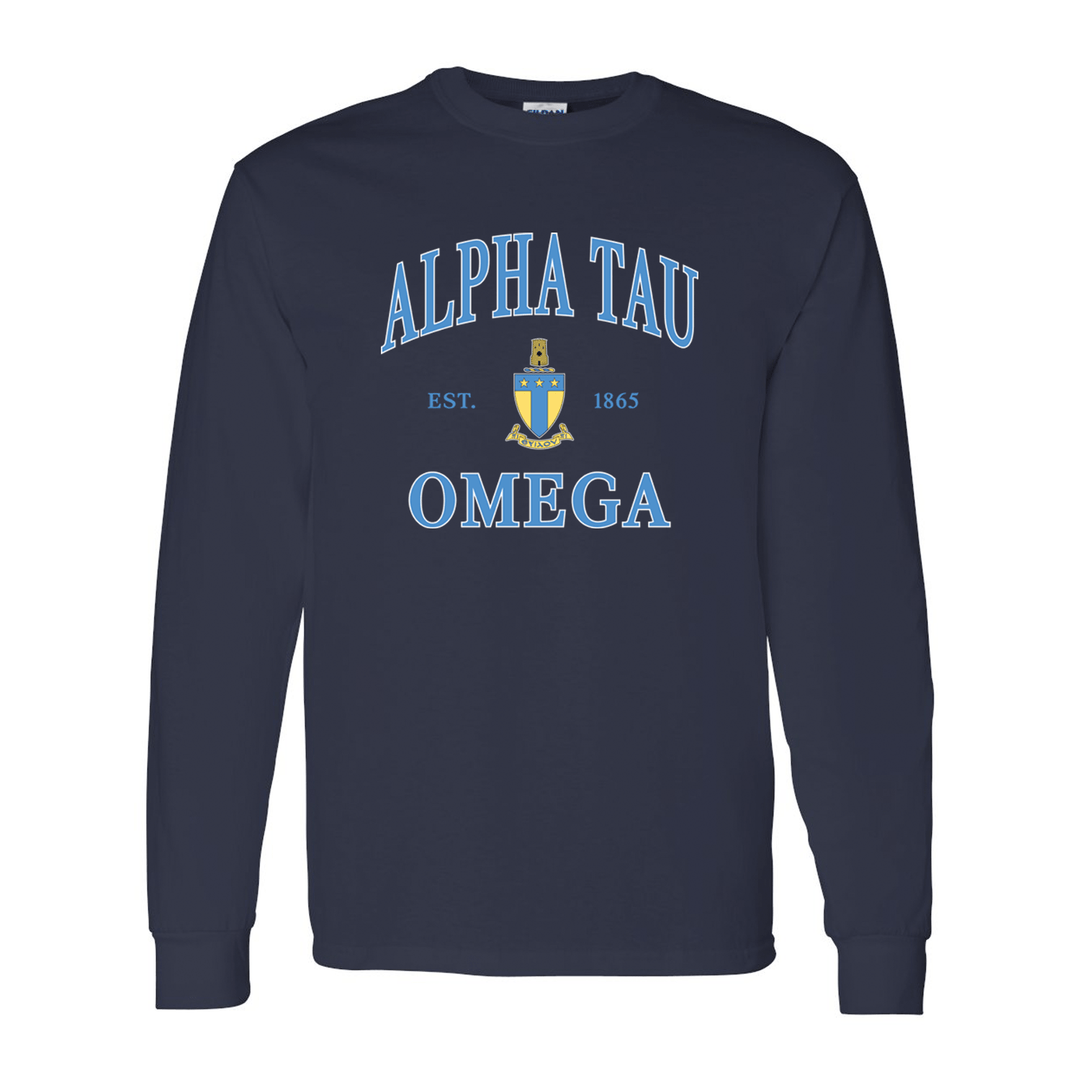 The ATO Store Shirts > Long sleeve t-shirts ATO Classic Navy Long Sleeve T-Shirt