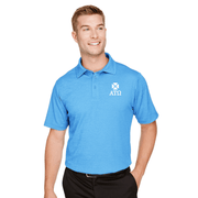 Alpha Tau Omega Fraternity Shirts > Short sleeve polo shirts Alpha Tau Omega Performance Polo in Ocean Blue
