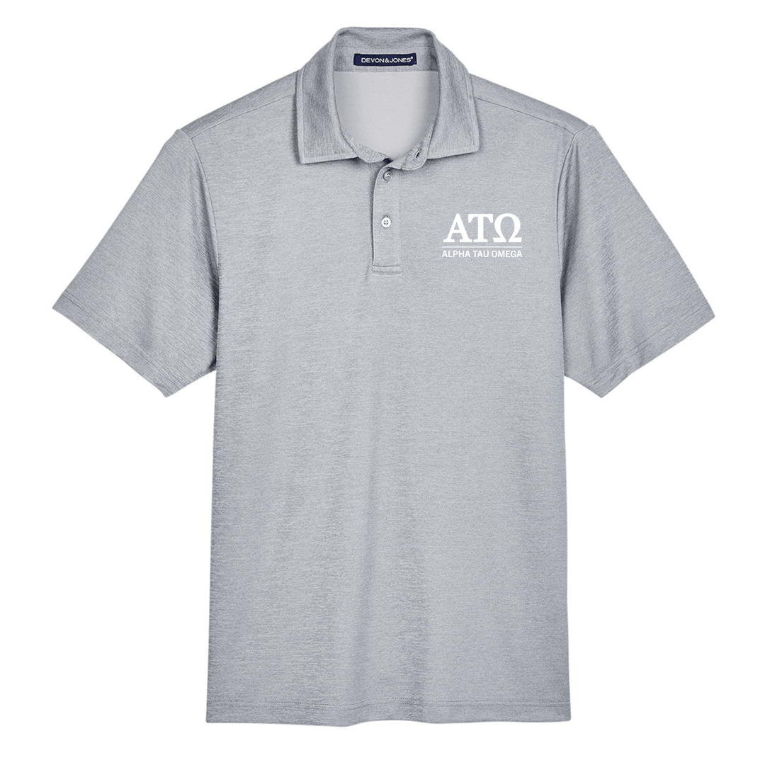 Alpha Tau Omega Fraternity Shirts > Short sleeve polo shirts ATO Greek Performance Polo