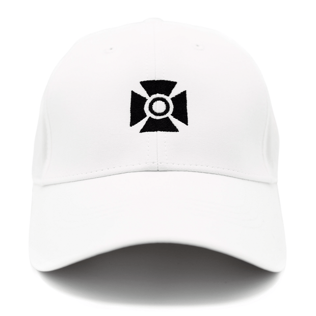 Alpha Tau Omega Fraternity Billed hats ATO Badge Hat in White