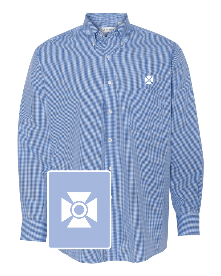 Alpha Tau Omega Fraternity Button-up shirts Alpha Tau Omega Gingham Button Down Shirt