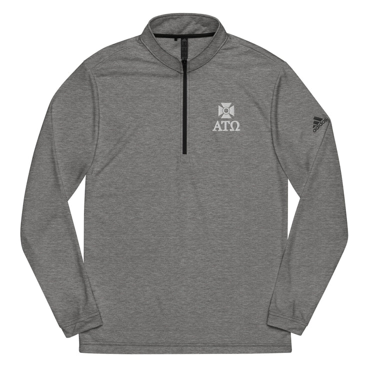 Alpha Tau Omega Fraternity Jackets Small Limited: ATO Quarter-Zip Jacket by Adidas